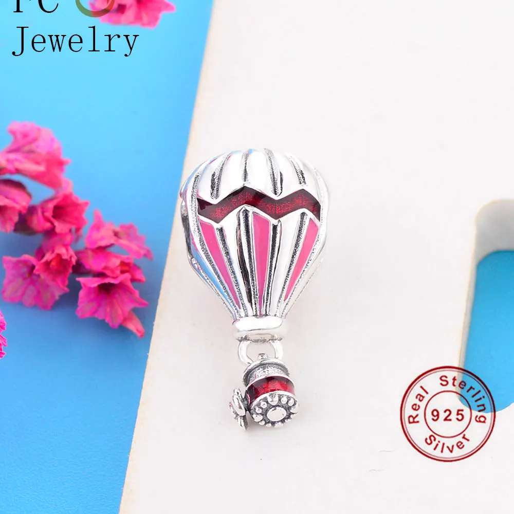 Подвеска Шарм для браслета из серебра 925 пробы в виде воздушного шара|Бусины| |