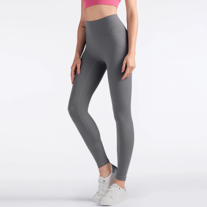 

Hot Sale Fitness Female Full Length Leggings 2 Colors Running Pants Comfortable And Formfitting Yoga Pants