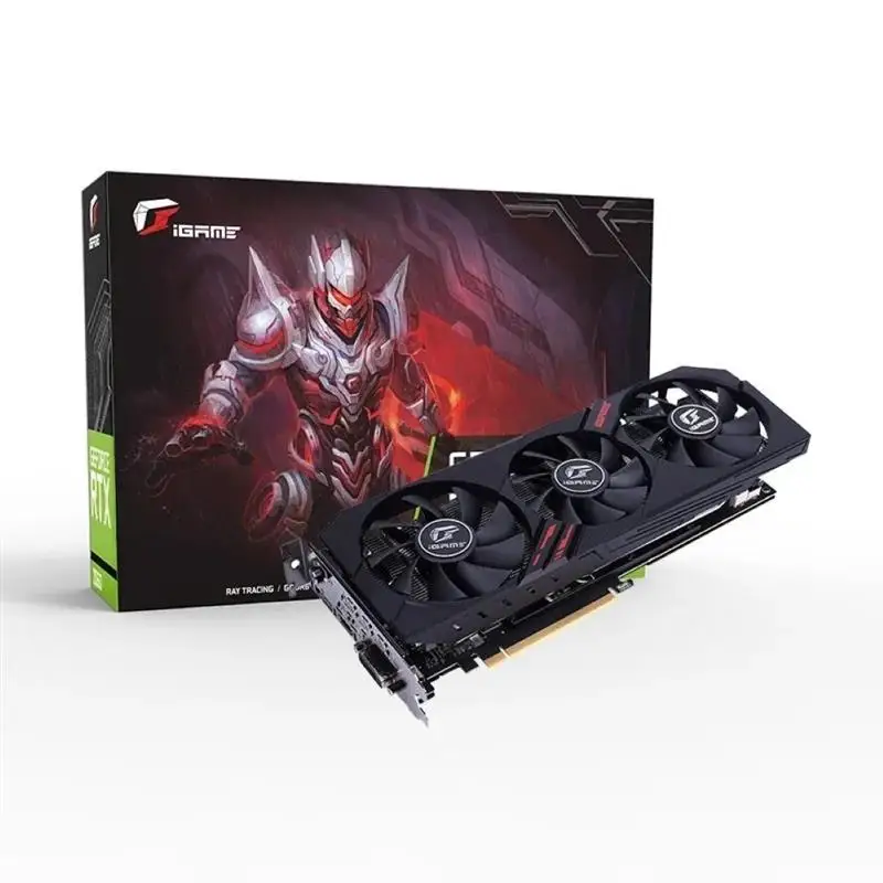 

Видеокарта Colorful iGame GeForce GTX 1660 SUPER Ultra 6G TU116 12nm 1408 1530 МГц-1785 МГц бит TDP DP + HDMI-совместимая + DVI