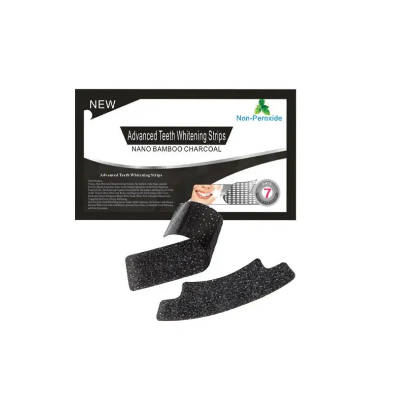 Профессиональные бамбуковые отбеливающие полоски горячая Распродажа с черными