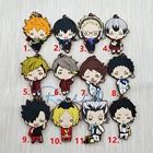 Haikyuu! Аниме Kageyama Kozume Kenma Kuroo Tetsurou Kooshi miya atsumu ритаро Суна Nishinoya Yuu Beaneye резиновый брелок