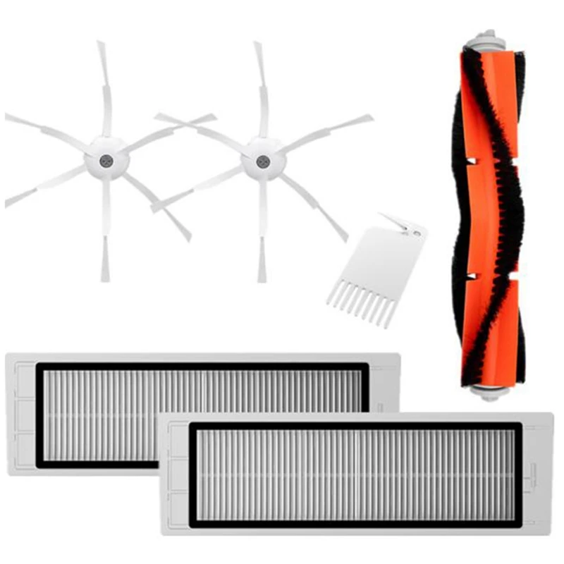 

1 Set Spare Part Kits Hepa Filter Side Roller Main Brush & 120 Pcs 2.54Mm Standard PCB Jumper Cap Connector