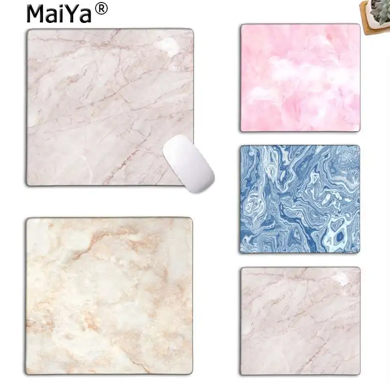 Модный светильник коврик для мыши MaiYa с мраморным рисунком гладкий настольных