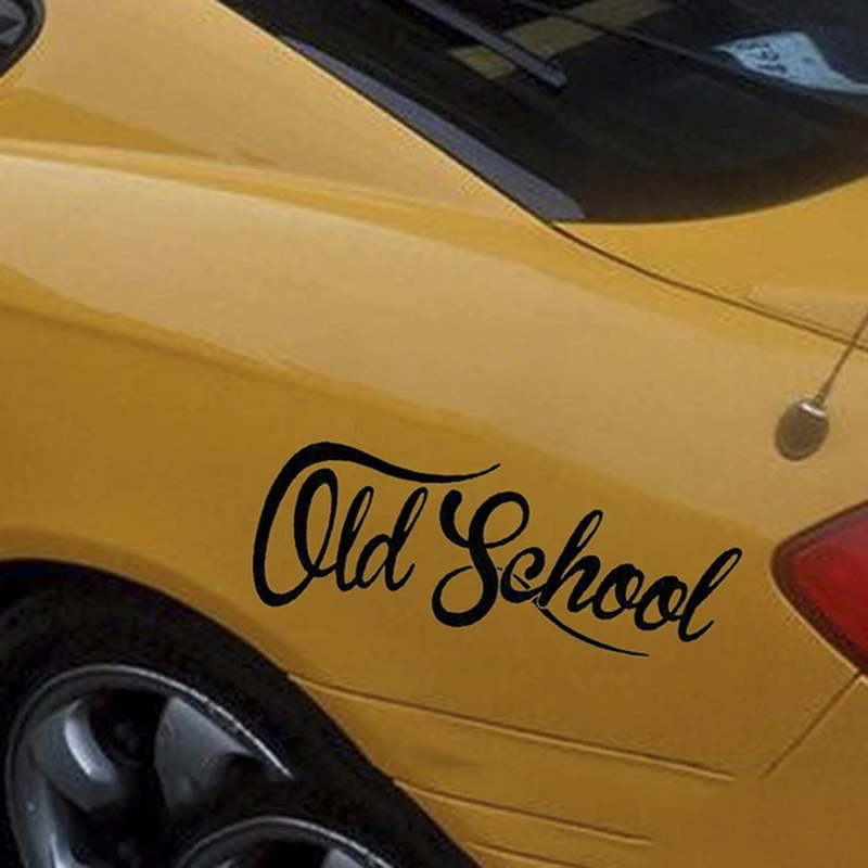 

Old School Car Sticker Auto Euro Vinyl Oldstyle Vintage Vinyl Decals Waterproof