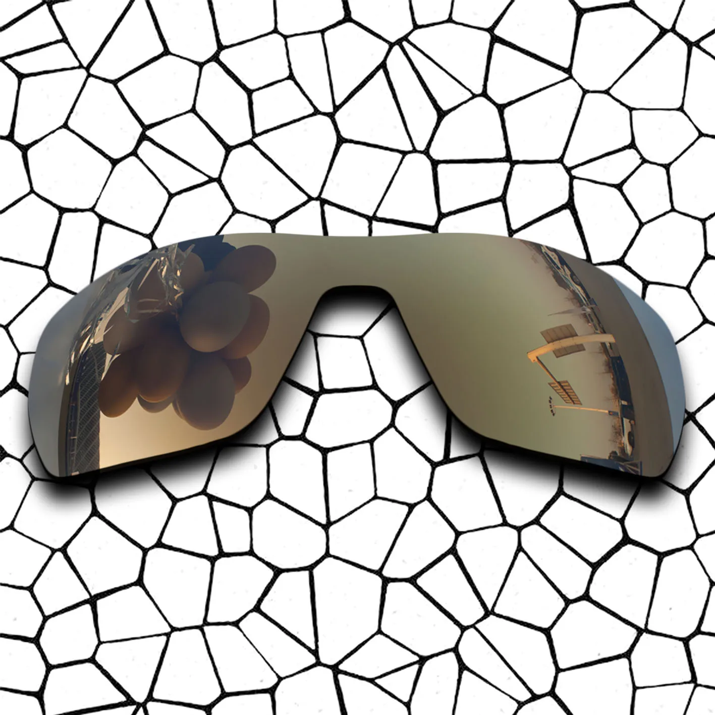 

Поляризованные Сменные линзы для очков Oakley Off Shoot, оправа для солнцезащитных очков, реальное цветовое покрытие из меди