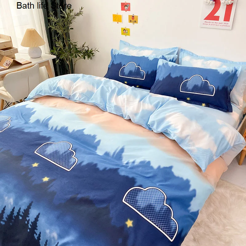 Милый детский модный набор для детей простыни постельное белье взрослых