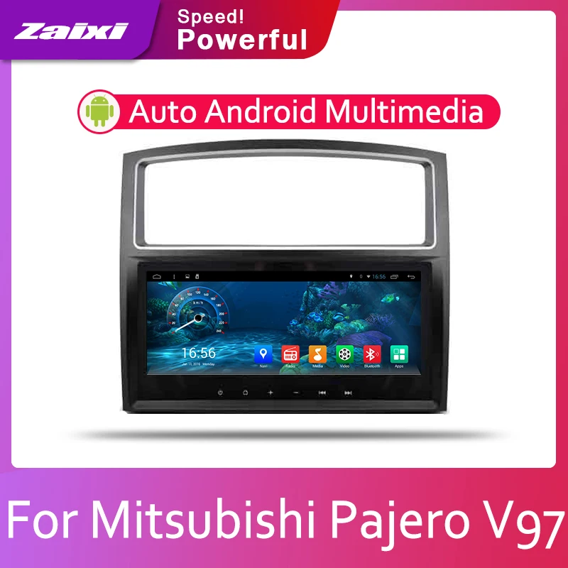 Автомобильный экран системы Android для Mitsubishi Pajero V97 2006 2007 2008 2009 2010 2011 2012 2013 2014 015