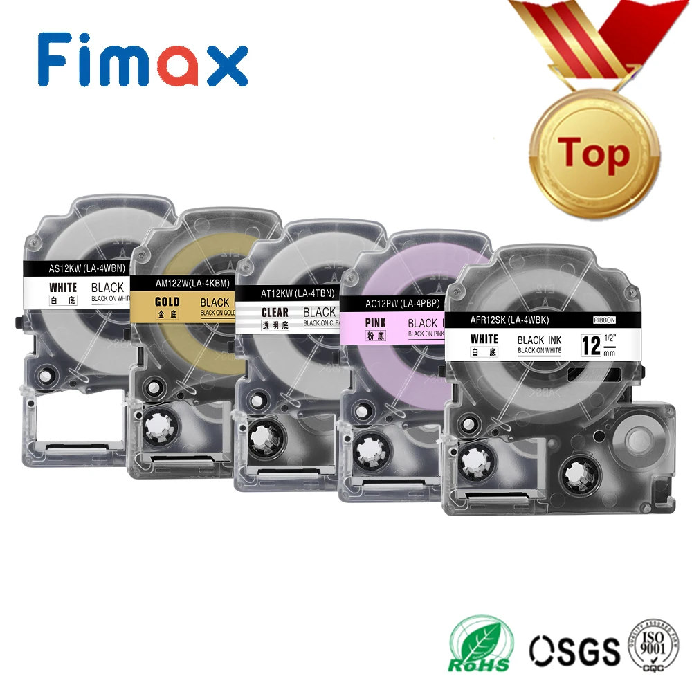5 шт. совместимые для King Jim/EPSON 20 цветов SS12KW SC12YW 6 мм 9 мм 18 мм ST12KW 12 мм ленты для этикеток для LW300 LW400 производитель этикеток