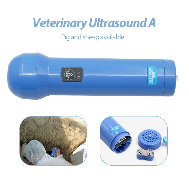 Probador de embarazo por ultrasonido portátil, para ganado, cerdo, cerdo, oveja, obvino, prueba de embarazo, impermeable