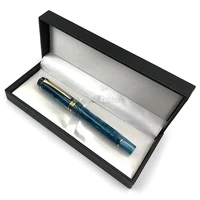 kaigelu 316 marble celluloid fountain pen 22kgp medium nib dark blue phantom pattern for office school with gift box
