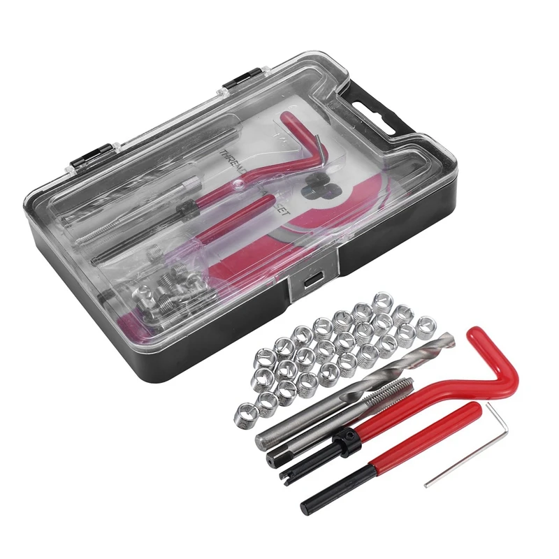 

Набор инструментов для ремонта резьбы M6 X 1,0, комплект инструментов для ремонта поврежденной резьбы, 1 комплект, М8