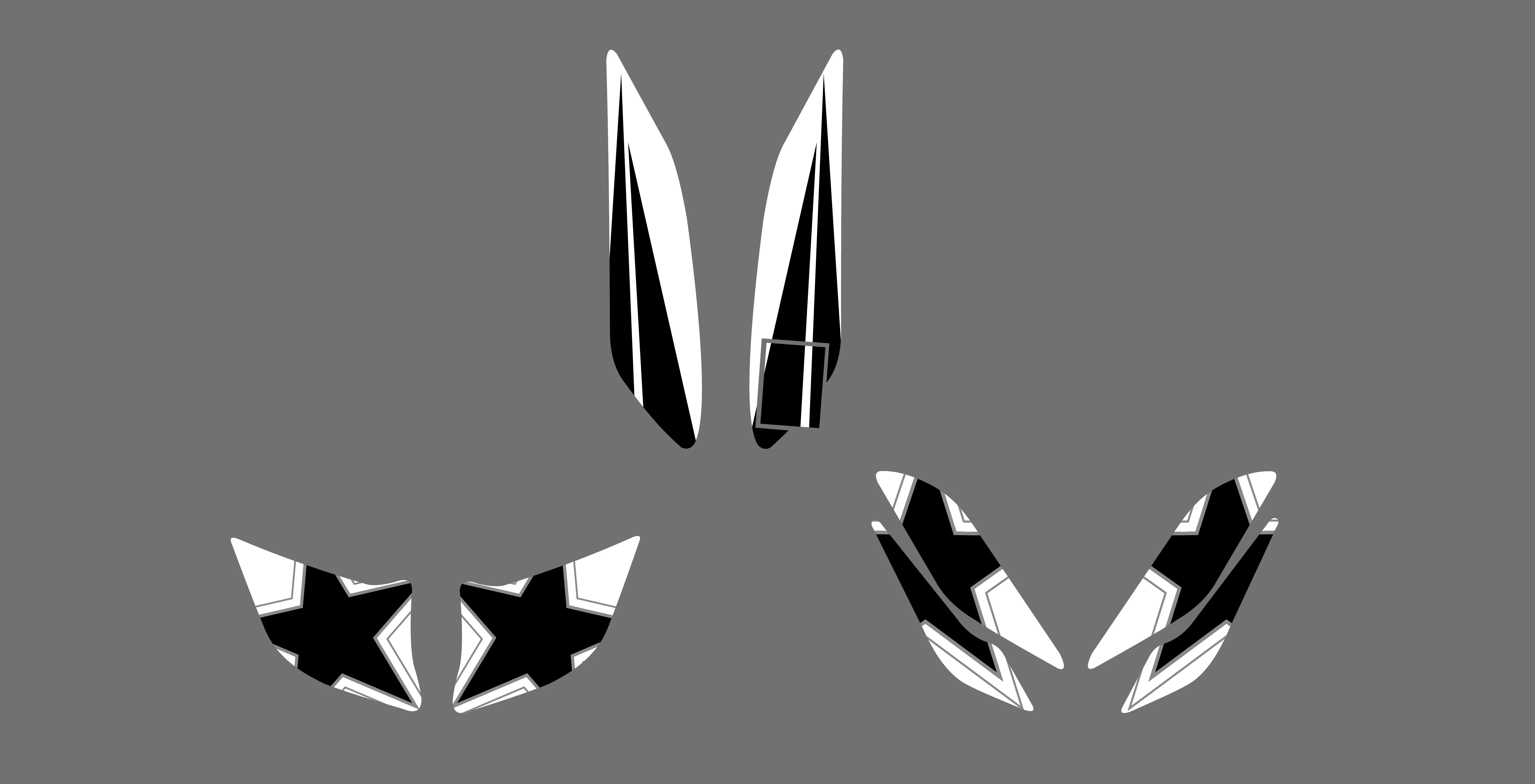 0335 новые стильные наклейки графические наборы подходят для RAPTOR 350 ATV | Автомобили