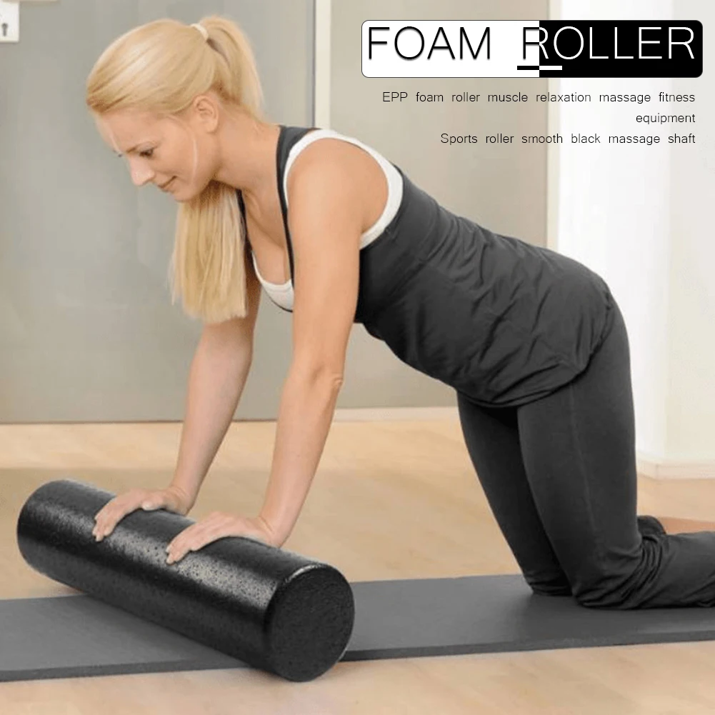 

Yoga Pilates Foam Roller Massage Roller Body Exercise Gym Fitness Equipment Back Pain Muscle Release Self-Myofascial Treatment