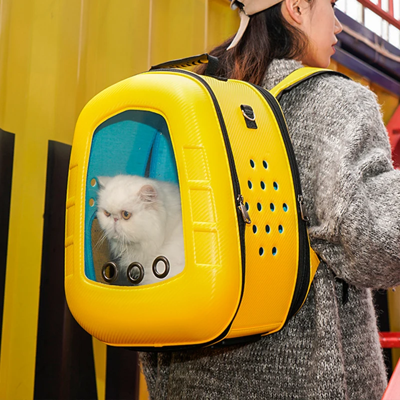 

Pet Dog Cat Backpack Double Shoulder Bag Kitten Transparent Space Astronaut Carrier Cat Handbag Puppy Backpacks Carrying Product