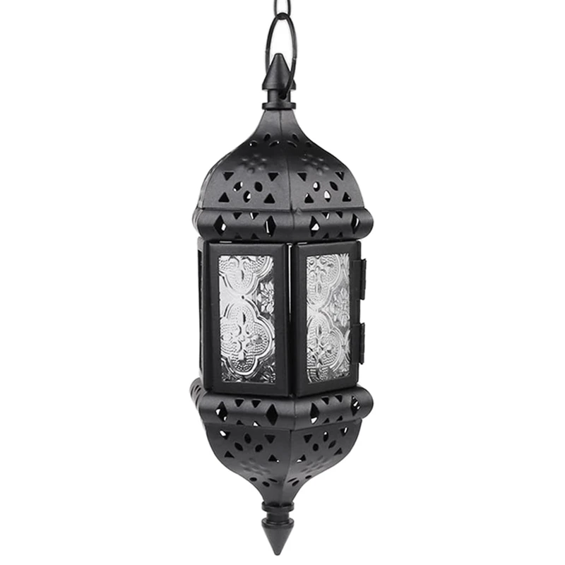 Подвесной подсвечник канделябр марокканский винтажный Фонарь содержит цепочку