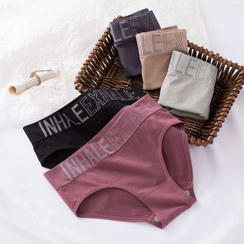 

American Style Seamless Women's Panties Tall Waist Hip Lift Sports Comfort Simple Underwear Breathable Soft Cotton Crotch Briefs