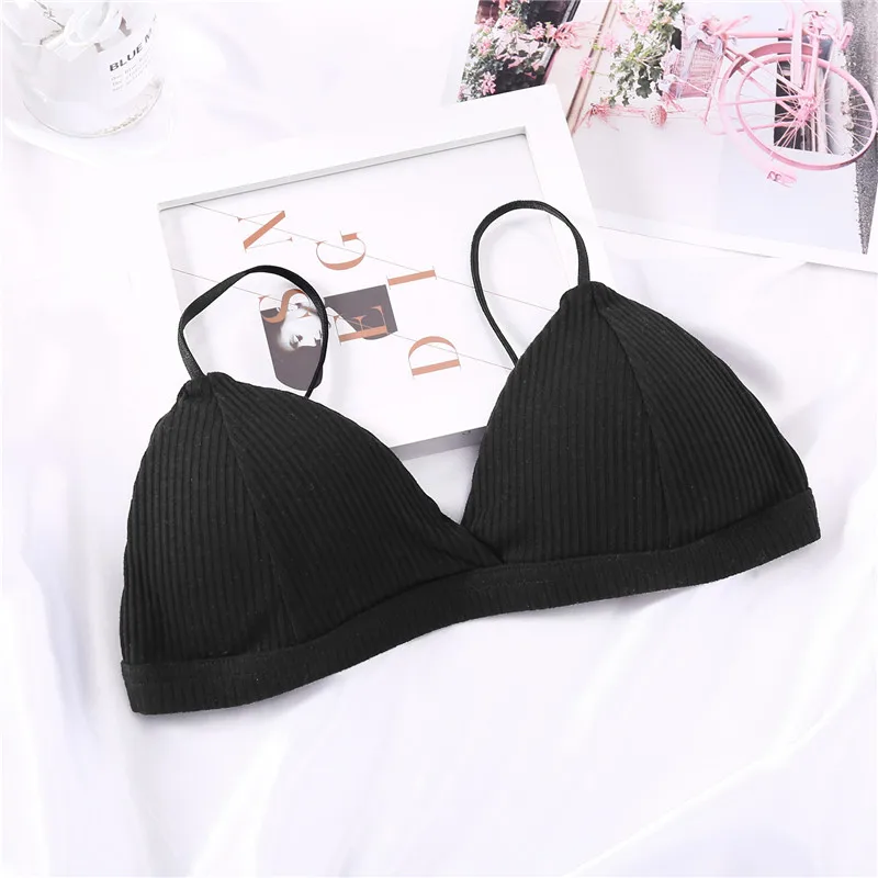 Style 1 Black Сексуальный женский кружевной бюстгальтер без косточек, без косточек, удобный бюстгальтер, полная чашка, открытая спина, нижнее белье, модное женское нижнее белье без косточек - Цвет: Style 1 Black