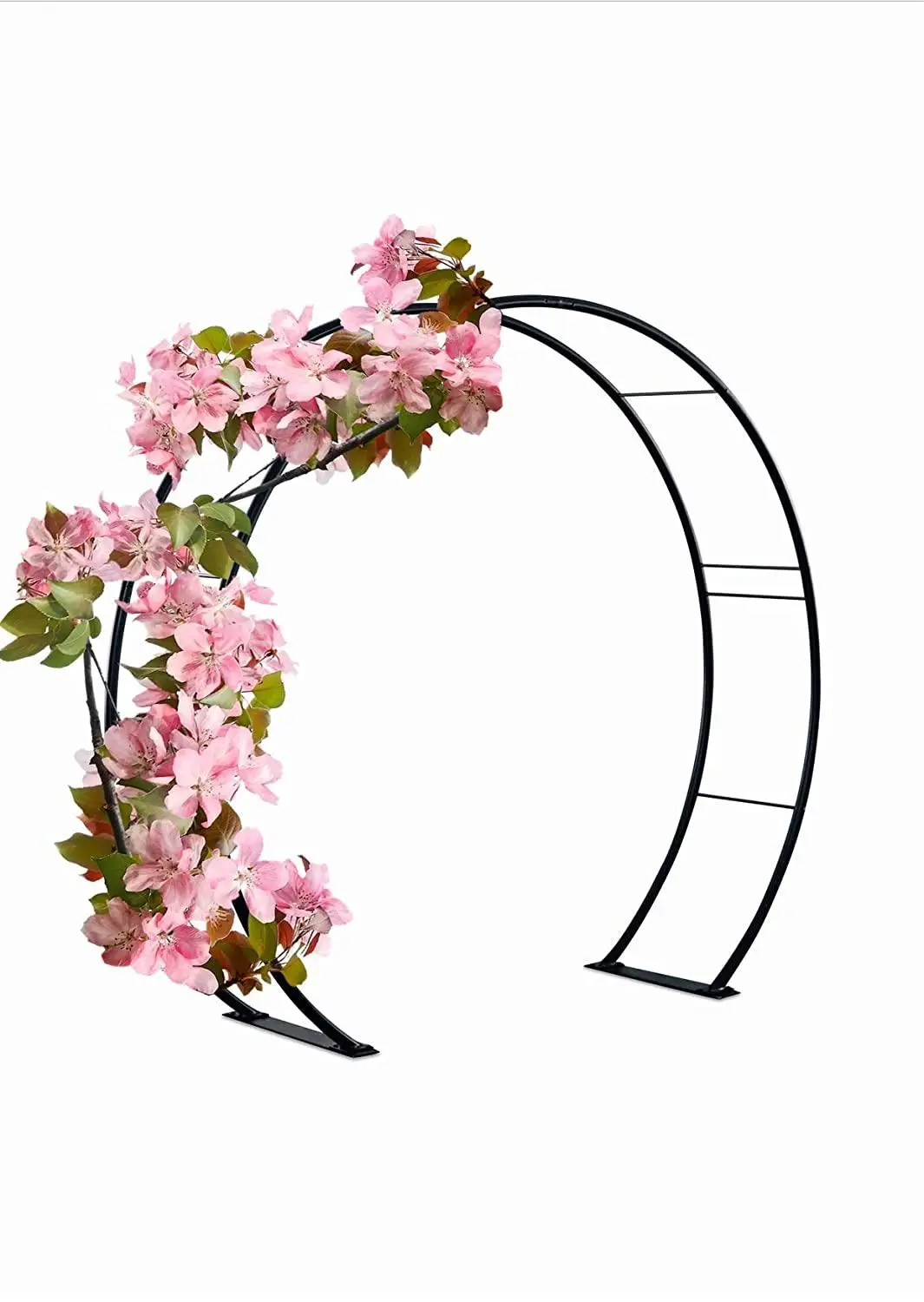 

81" H x 87" W Moon Gate Circle Garden and Wedding Arch