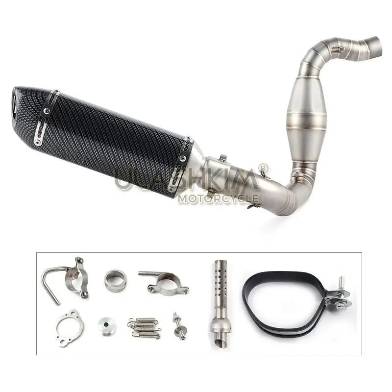 Мотоцикл Полная система глушитель Escape Slip On для bmw G310R G310GS G 310R 310GS средняя