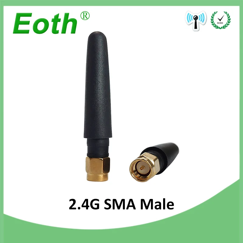 Антенна 2 4G SMA connector 3dbi Wifi антенна с прямой головкой wi fi Воздушная малого размера