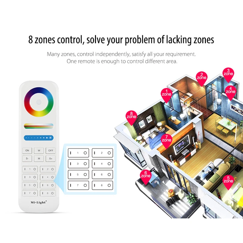 wifi 5 in 1 led strip controller WL5 dimmer DC12~24V can smart phone APP/remote control/Alexa/Google Assistant voice control