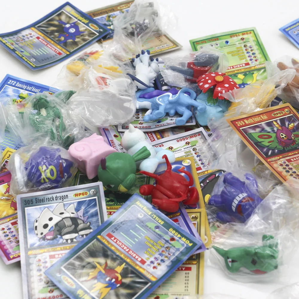Игрушечные фигурки Takara Tomy для детей коллекционные покемонов с карточками |