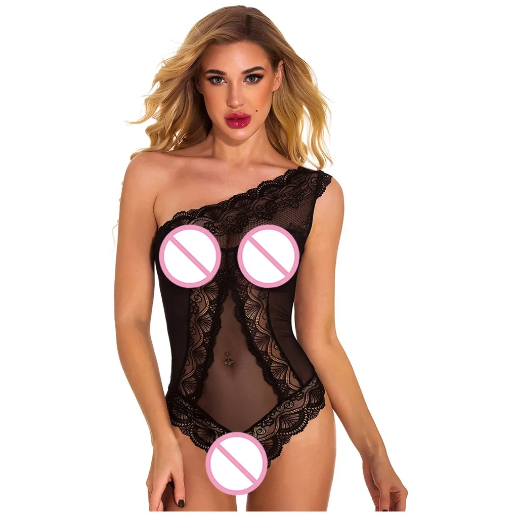 S-2Xl большие размеры женская одежда женское кружевное Сексуальное белье пижамы с