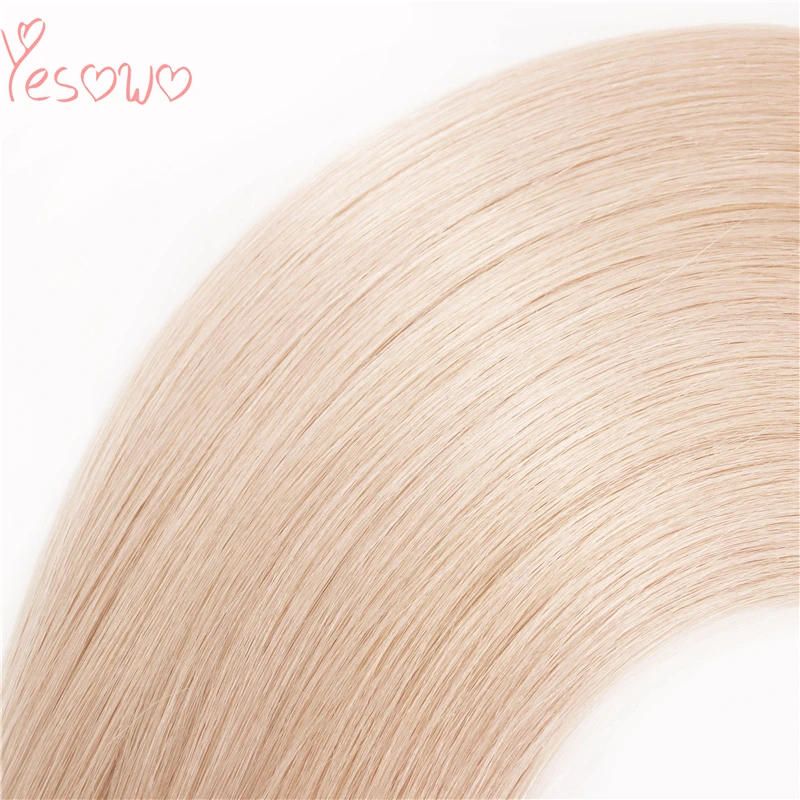 Yesowo 100% Remy человеческие волосы 60A # блонд бразильские кератин 1 г/прядь для