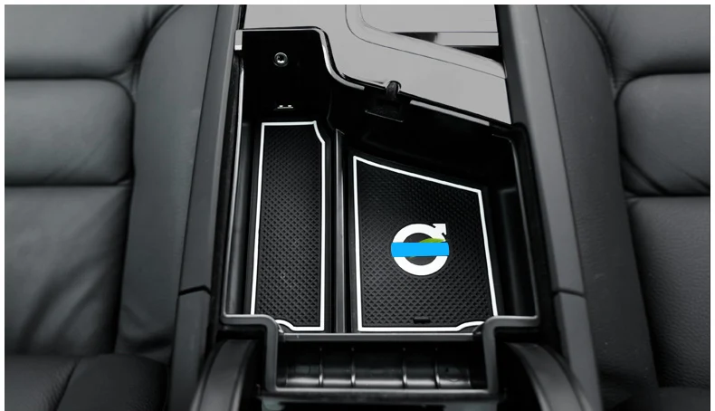 Lsrtw2017 abs автомобиль Подлокотник мыльница коробка для volvo xc90 xc60 s90 v90 уборки автомобильный Органайзер