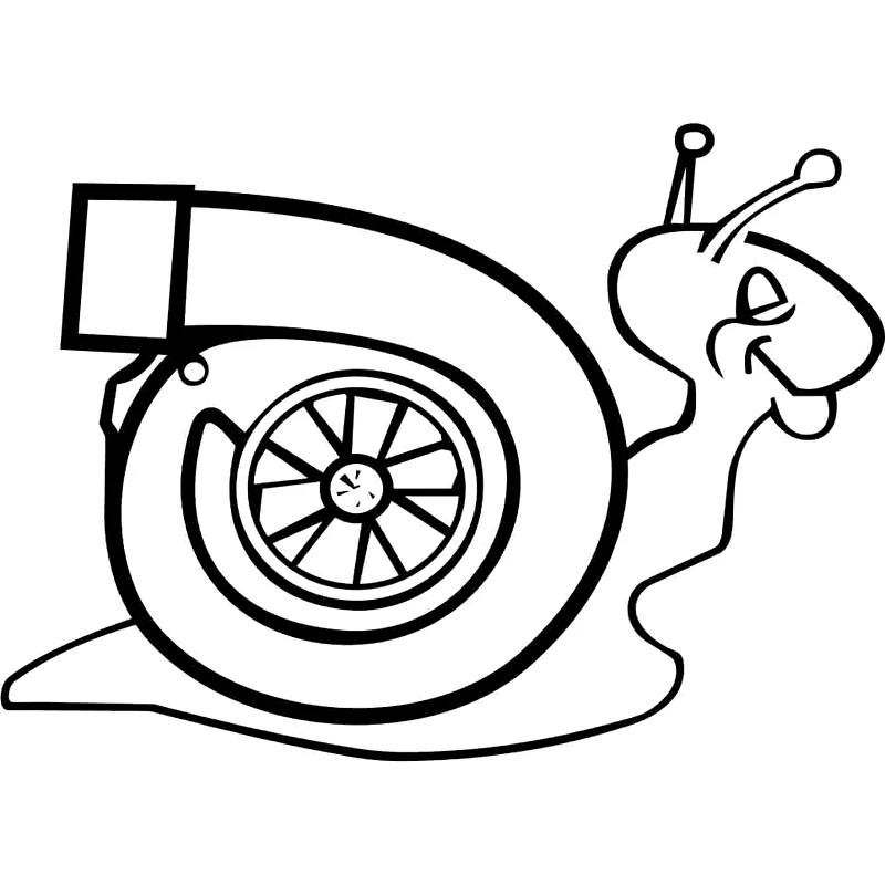 

LLY-2136 Creativity Turbo Snail Fashion Car Stickers PVC Auto Window Bumper Motorcycle Sunscreen Waterproof Self-adhesive Decals