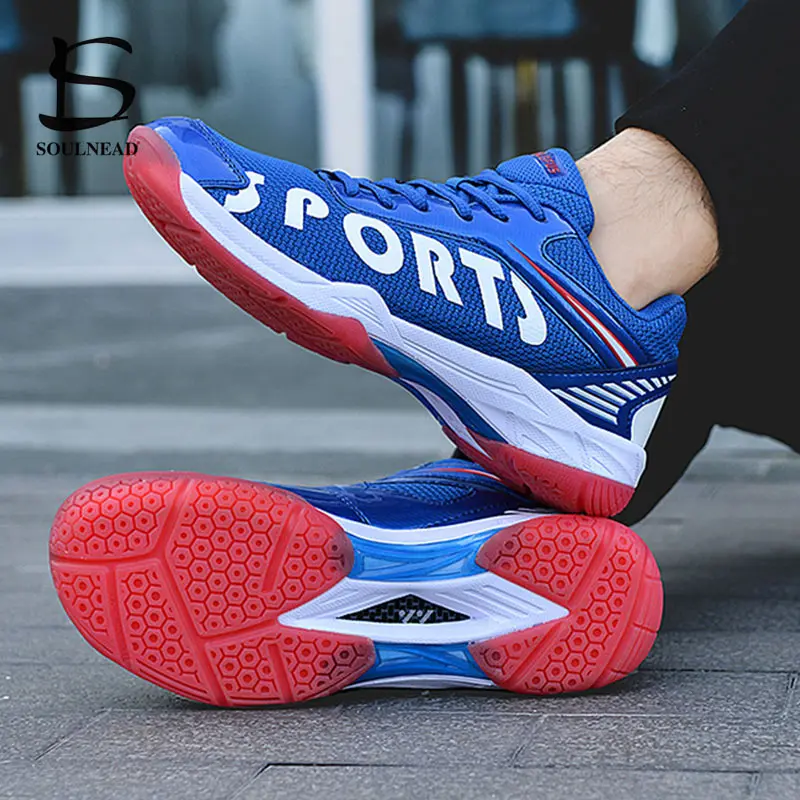 

Men Badminton Shoes Tennis Shoes Male Sneakers Breathable Anti-Slip Female Outdoor Sports Training Women Athletics Sports Shoes