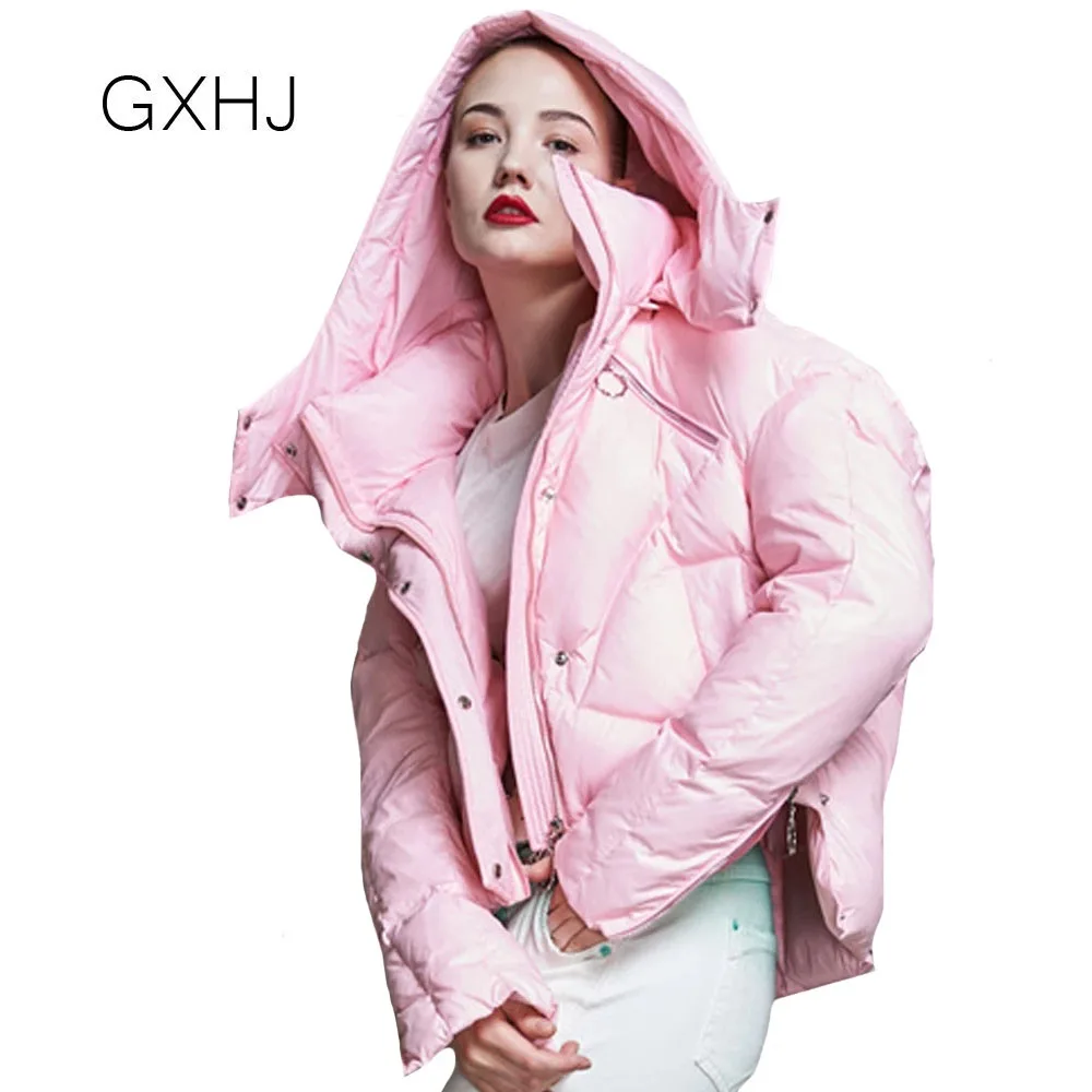 

Women fashion down coat 2021 Womens Winter Down Jacket Plus Size lady Hooded short Coats Women's Perfect Brand Quality outwear
