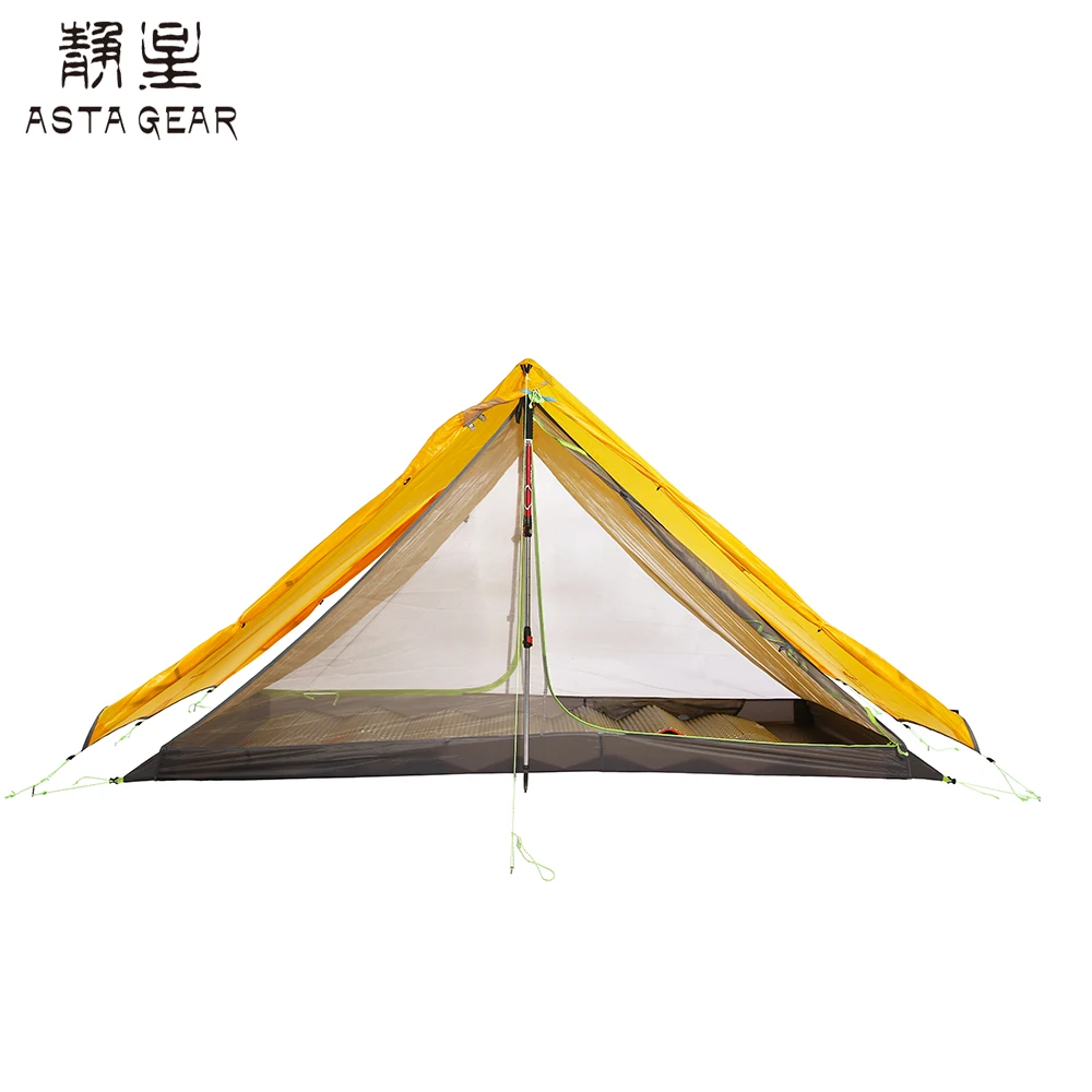 Asta gear Rainstorm 2 Сверхлегкая Пирамида палатка треккинг P ole палатка для двух человек Кемпинг ul палатка
