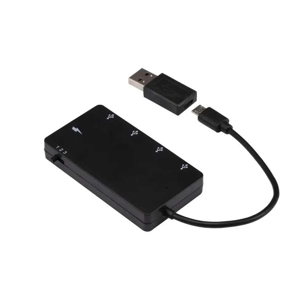 

4 порта Micro USB OTG Hub кабель адаптера питания для планшета Windows, смартфона Android, ПК 4 порта s соединения простые в использовании