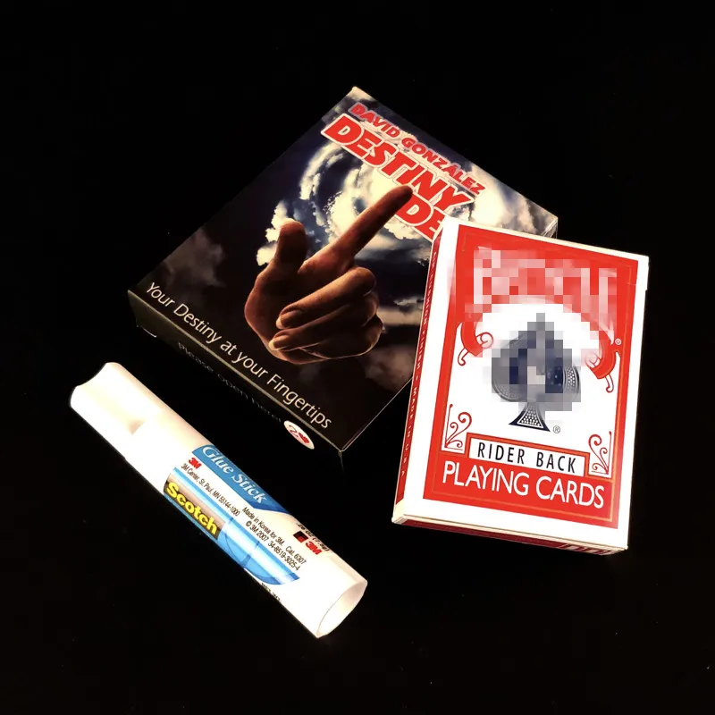Destiny Deck UltraGaff Deck/Ultimate Marked Deck Red/палубный трюк деки, крупным планом, иллюзии, развлечения, карты магический реквизит, трюк, сцена, ментализм - Цвет: Destiny Deck