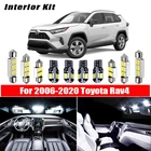 10 шт. для Toyota Rav4 RAV 4 RAV-4 2006- 2016 2017 2018 Canbus светодиодное освещение для салона автомобиля карта номерного знака супер яркий свет