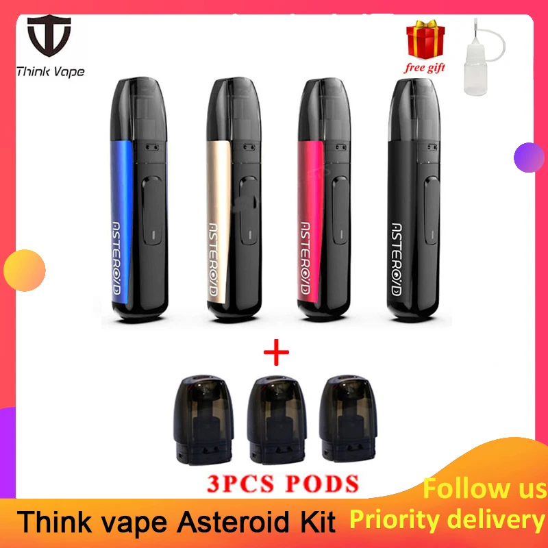 Электронная сигарета Think vape Asteroid Kit встроенный аккумулятор 420 мАч vape Pod система Vape комплект с картриджем 1,5 мл vs Justfog minifit