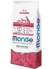 Monge Dog Monoprotein All Breeds Beef and Rice корм для собак всех пород, 12 кг