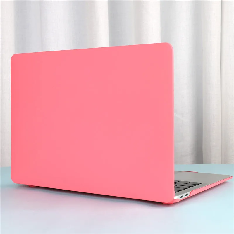 Прорезиненный матовый чехол для ноутбука Macbook Air 13 Mac Book retina Pro 13 1" Touch bar A1989 A1990+ чехол для клавиатуры