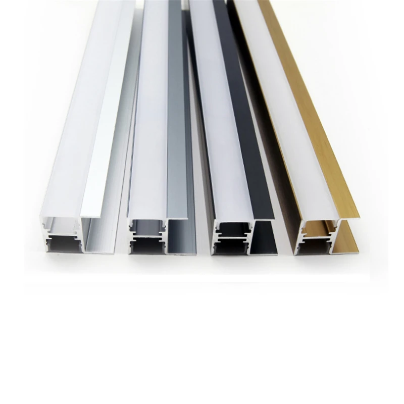 

30 шт. 1 м 40 дюймов 18 мм зажим для платы светодиодный алюминиевый профиль, 12 В полоса двухсторонний корпус шкафа чехол линейный канал корпус диффузор