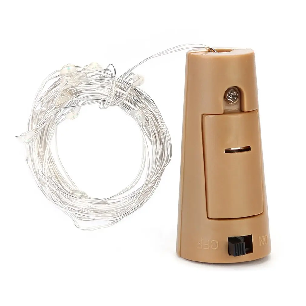 Солнечная приведенная в действие бутылки вина Пробка 2 м 20 светодиодный