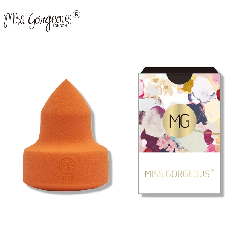 Бренд Miss Gorgeous 1 шт. оранжевый спонж для макияжа формы марки блендер губка лица