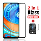 Закаленное стекло 2 в 1 для Xiaomi Redmi Note 9 Pro max, защитная пленка для объектива камеры Redmi note 8 8t pro 9pro, защита экрана 9h