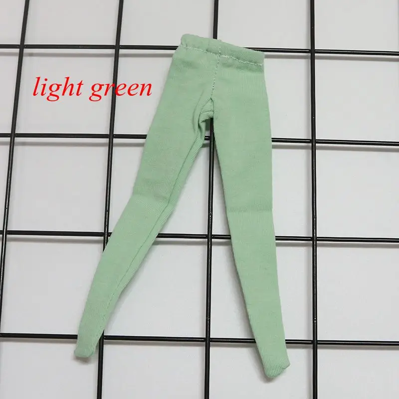 light green Doll’s Blyth Clothes Socking Candy Color Pantyhose Basic Pure Cotton Pant for Azone,Pullip,Baribes,Blyth 1/6 Doll Accessories - Цвет: light green