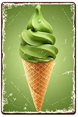 

Delicious Ice Cream Bar Cafe Home Oil Station Garage Kitchen Farm Countryside Vintage Retro Tin Signs