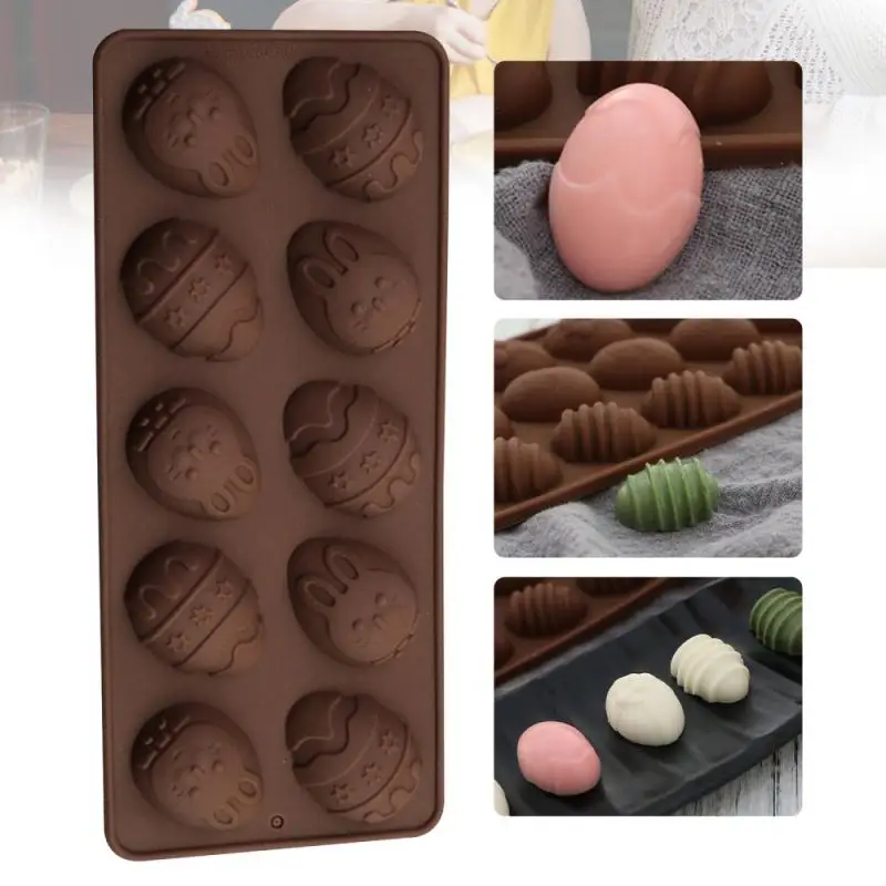 

Easter Day Egg Shape Silicone Mold Gummy Animal Fondant Chocolate Candy Mould Cake Baking Decorating Tools Kitchen Bake Tool
