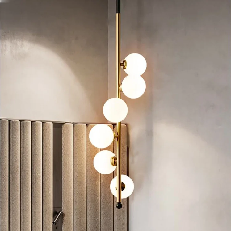 値段 クリエイティブスパイラル玉つりランプソファベッドサイドフロアライトリビング寝室の天井ランプルームのインテリアホーム
