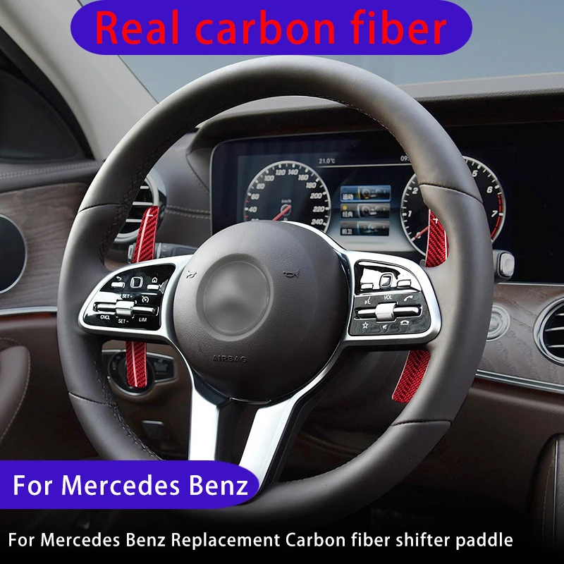 

Suitable for Mercedes Benz carbon fiber shift paddle Benz W177 W205 W213 A B C E S class C200 C260 E260 E300 GLC GLA GLE