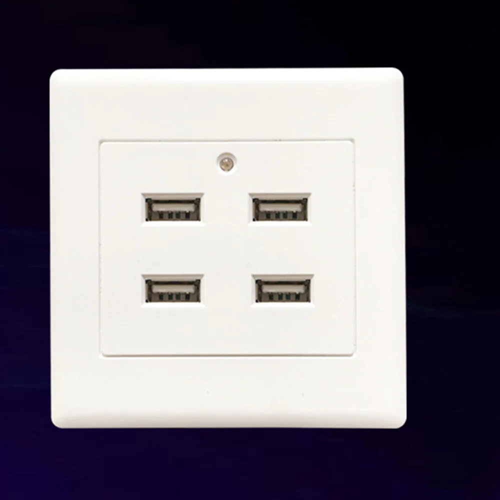 2019 новые полезные 4 Порты и разъёмы USB Wall Зарядное устройство пластинчатый