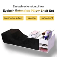 eyelash extension pillow shelf set professional neck support grafting eyelash cushion organizer for beauty salon
